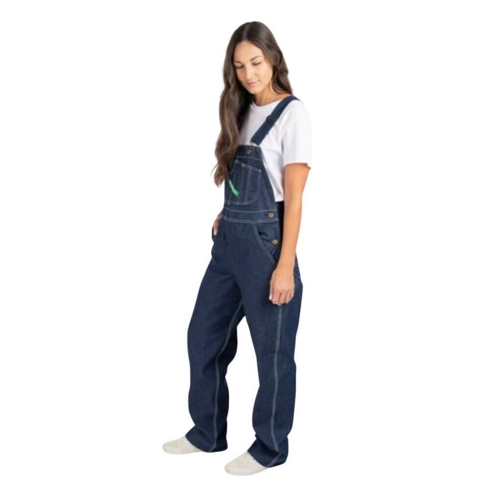Key Imperial Aristocrat Unisex Medium Wash Blue Cotton Denim Overalls Bibs